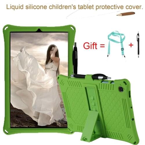 For Samsung Galaxy Tab S6 Lite SM-P610 SM-P615 Food grade Silicone Cover Kid Shockproof Tablets Case For Samsung P610 P615 funda