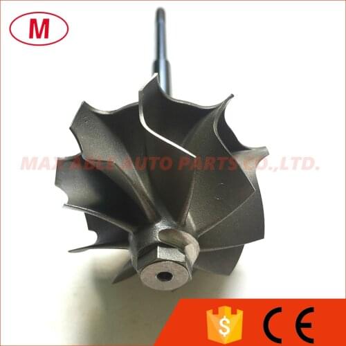 K04 42.00/50.00mm 9 blades Turbo turbine shaft &wheel/turbine wheel/Turbine shaft/for turbocharger cartridge/CHRA/Core