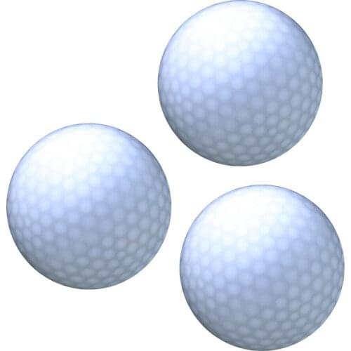 3 Pieces Glow In Dark LED Light Up Golf Ball Official Size Weight for Outdoor Indoor Night Golfing