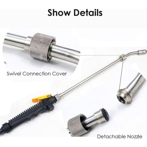 Anti-Rust High Pressure Car Washer Spray Water Gun Garden Watering Hose Nozzle Sprinkler Foam Water Gun Car Cleaning Tool