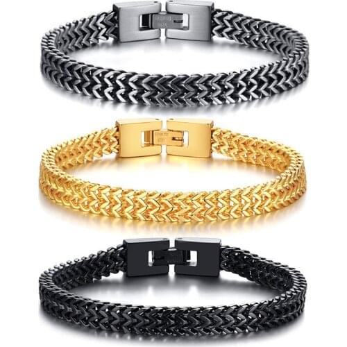 Stainless Steel Bracelet Hip Hop Keel Chain Link Iced Out Rapper Jewelry 642CR