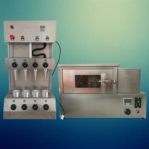 New Professional Stainless Steel Pizza Cone Machine Conical Pizza Molding Machine Multifunction Rotating Pizza Oven Machine