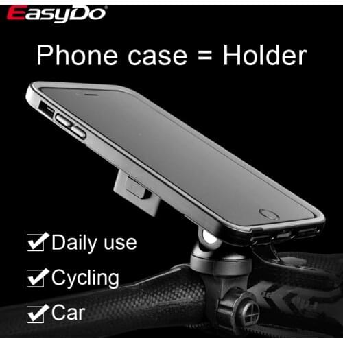 EasyDo Bike Phone Stand Cycling Holder Bike Handlebar Mount Bracket Motorcycle Phone Holder For Car iPhone 6 7 8 Plus