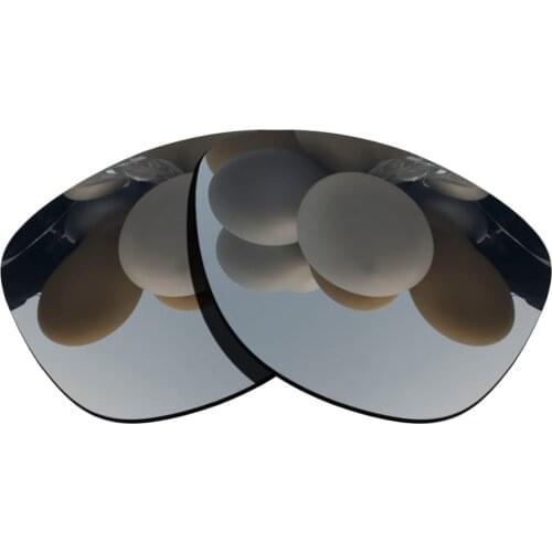 Polarized Sunglasses Replacement Lenses for-Frogskins Frame - Silver Mirrored