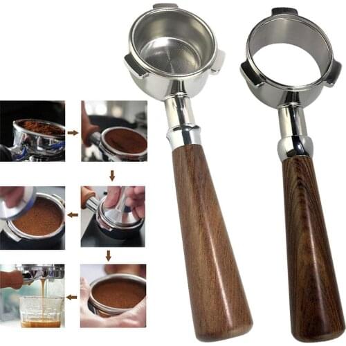 54mm Handle Bottomless Filter Holder Espresso Machine Handle for Breville8 Series Fast Filtering Coffee Tools