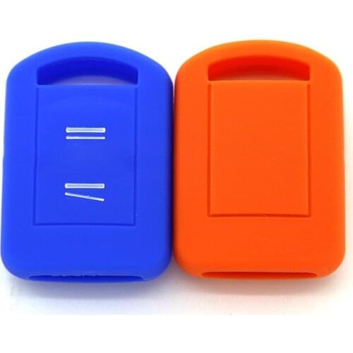 2 BUTTON SILICONE KEY COVER FIT FOR VAUXHALL OPEL AGILA COMBO VAN MERIVA TIGRA REMOTE CASE FOB HOLDER SHELL PROTECTOR