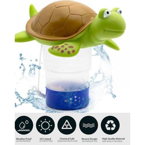 Foldable Turtle Pool Chlorine Dispenser Release Adjustable For Indoor And Outdoor Swimming Pool Hot Tub Spa Chlorine Floater