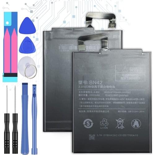 BN42 Replacement Battery For Xiaomi Redmi 4 Xiao mi Redmi4 BN 42 BN-42 4000mAh with Track Code