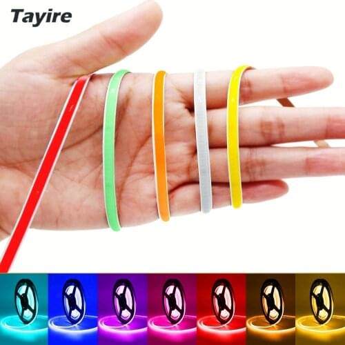 4MM Super Thin COB LED Strip Purple 480LEDs/M High Density Soft Flexible LED Lamp DC12V 24V Light Bar for Bedroom Decor Lighting