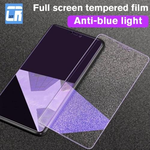 Anti Blue Light Screen Protector Glass On The for Xiaomi 9 8 SE Tempered Glass for Redmi 5 6 7 Note 7 8 9 10 Pro Protector Film