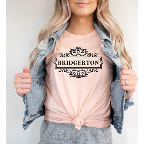 Women Bridgerton Shirt TV Show Bridgerton Inspired Tees Lady Whistledown Anthony Benedict Colin T-shirt Vintage Casual Tops