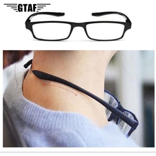 +1.0+1.5+2.0+2.5+3.0+3.5+4.0Comfy Ultralight Halter Reading Glasses Hanging Stretch Women&Men Anti-fatigue Presbyopia UV400