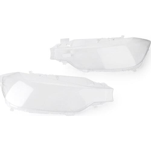 2Pcs Auto Car Front Headlight Cover Headlamp Lens For For BMW F30 2013 2014 2015 2016 Transparent Car Accessories