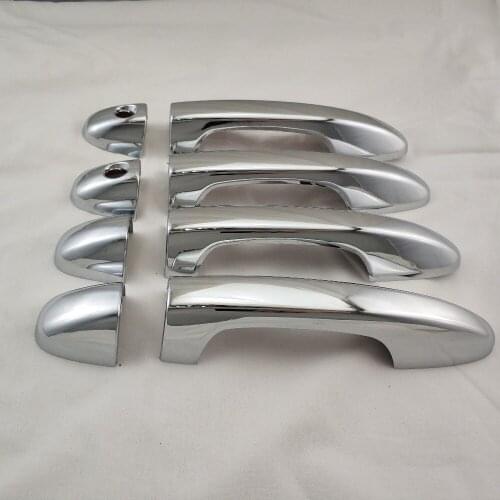 Car styling door handle cover door handle bowl trim fit for Toyota Fortuner 2015 2016 2017 2018 stainless steel accessories