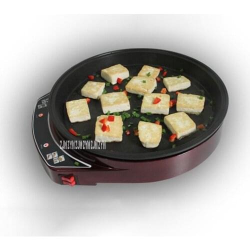 CBF-10 Single Side Non-Stick Electric Frying Pan Pancake Baking Machine Non Suspension Electric Grill Electric Pizza Baking Pan