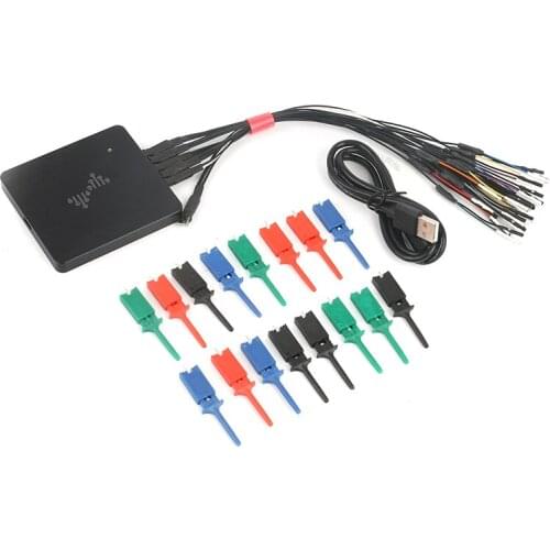 DSLogic USB Logic Analyzer 16 Channels 16G Samples 400MHz Max Samplerate USB-Based Debugging Logic Analyzer Memory 256K 256M