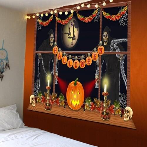 Halloween Wall Tapestry Halloween Party Wall Decoration Tapestry Family Bar Halloween Decoration