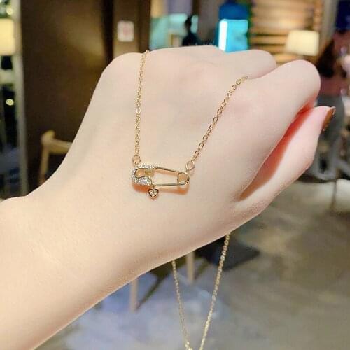 JUWANG 2021 New Korean Style Chokers Necklace Fashion Jewelry For Women Tennis Clavicle Chain Collares Necklaces Collier Naruto