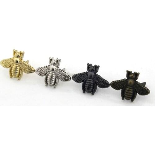 2pcs Metal Bee Shape Decoration Buckle New Style Bag Clip Clasp Hardware for Leather Craft Bag Handbag Shoe DIY Accessories