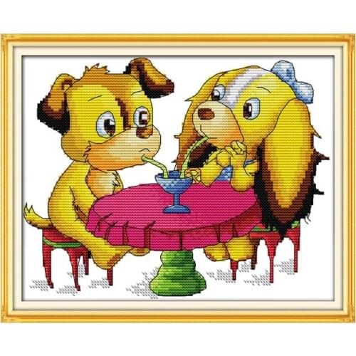 Be passionately in love cross stitch kit 14ct 11ct count print canvas stitches embroidery DIY handmade needlework plus