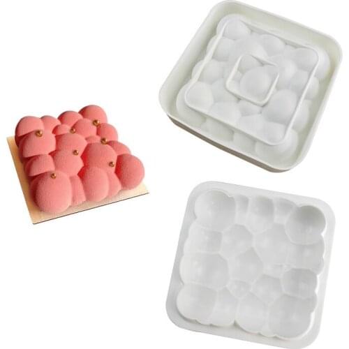 Cloud baking Fine linen Silicone Fondant baking Paste Mold DIY Cake Decorating Polymer Clay Resin Candy Super Sculpey
