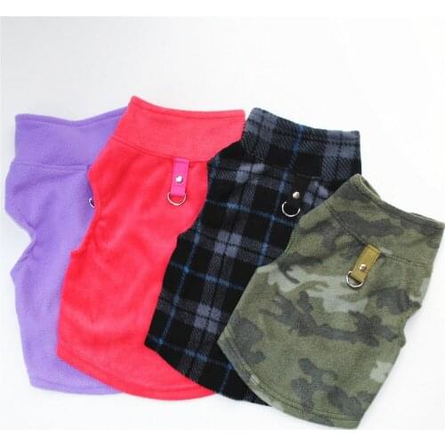 Pet Coat With Pulling Buckle Chihuahua Winter Warm Clothes For Small Big Large Dogs Pet Jacket Vest Retro Cozy Pet Outfit XS-3XL