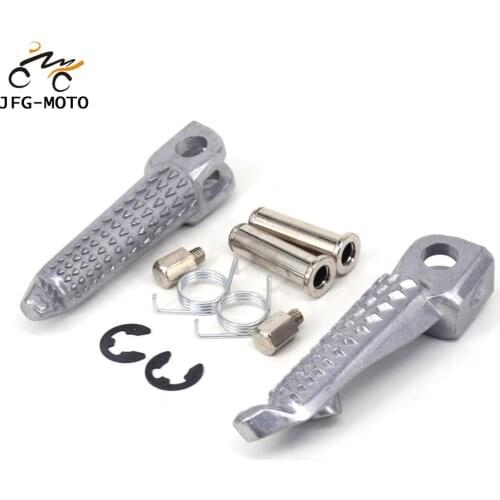 Motorcycle Front Footrests Foot Pegs Footpegs Pedals For KAWASAKI Ninja ZX6R ZX10R 650R ER6N ER6F Z750 Z750S Z1000 Z1000SX