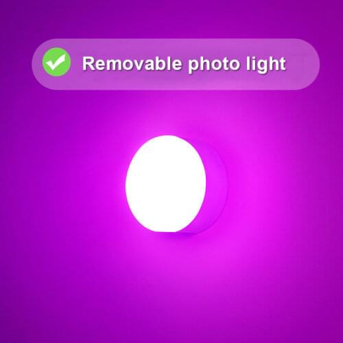 Remote control RGB night light color household holiday party atmosphere lamp LED battery cabinet light multi-purpose fill light