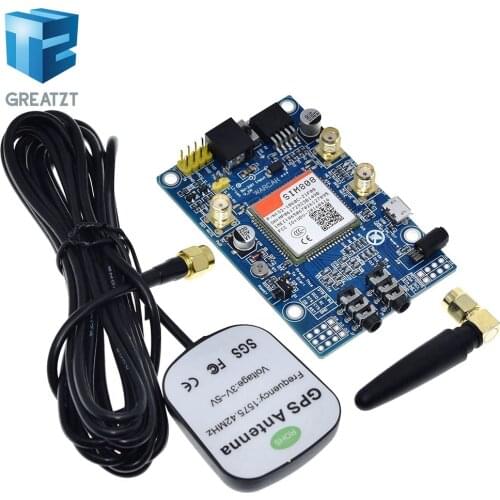 SIM808 instead of SIM908 module GSM GPRS GPS Development Board IPX SMA with GPS Antenna available for Raspberry Pi for arduino