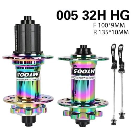 Mountain Bike Hub Rainbow ARC hub MTB NBK bearing bicycle hubs 32 Holes 8 9 10 11 speed 135*10MM 142*12MM 15MM PK 791 041SB 435g