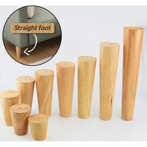 Solid Wood Furniture Leg Table Feets Wooden Cabinet Table Legs Fashion Furniture Hardware Replacement for Sofa Bed