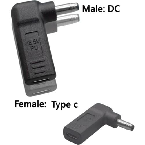 USB Type c to DC PD Power Charging Connector (5.5x2.5, 5.5x2.1,4.8x1.7, 7.4x5.0, 4.0x1.35, 3.5x1.35, 3.0x1.1, 2.5x0.7)