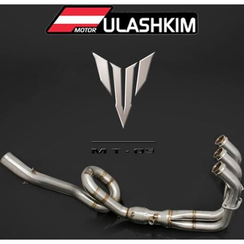 Motorcycle Exhaust Muffler Middle Pipe Full System For Yamaha MT09 FZ09 2013-2018 MT09 SP 2017-2019 Tracer 900 2014-2019 Exhaust