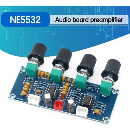 XH-A901 NE5532 Tone Board preamp Pre-amp With treble bass volume adjustment pre-amplifier Tone Controller For amplifier Board