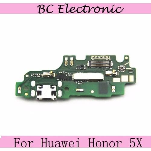 USB Port Charging Dock Charger Board & Microphone For Huawei Honor 5X 5 x KIW-AL10 ULTL00 Mobile phone + DropShipping