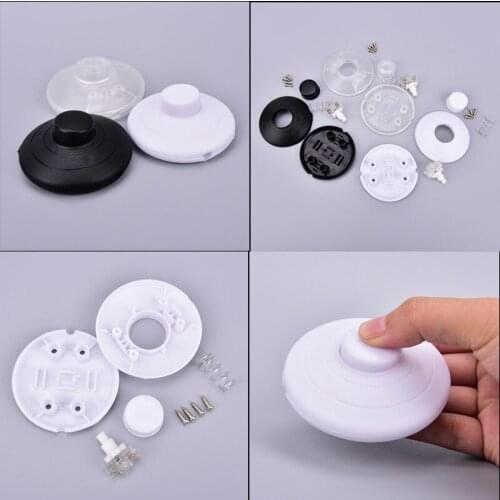 1PCS 317 Floor Lamp Foot Switch On Off Halfway Round Foot Reset Button Online Switch 3Colors