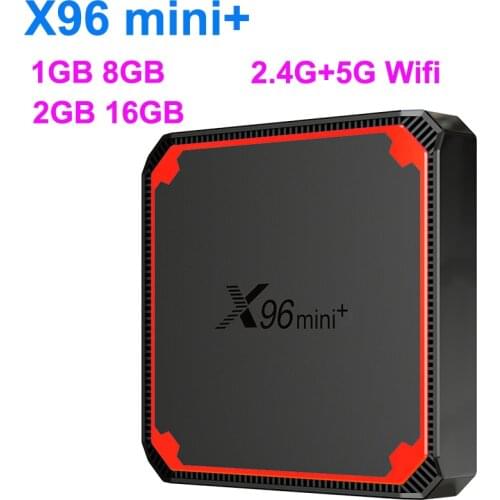 10pcs X96 MINI PLUS Android 9.0 TV Box Amlogic S905W4 2GB 16GB 2.4G 5G WiFi 4K Set Top Box Updated X96 MINI