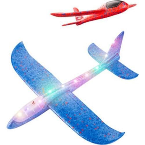 48 CM Hand Throw Airplane EPP Foam Launch fly Glider Planes Model Aircraft Outdoor Fun Toys Glider Inertia Planes for kids game