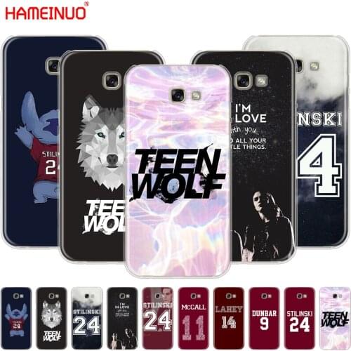 HAMEINUO Teen Wolf Stilinski cell phone case cover for Samsung Galaxy A3 A310 A5 A510 A7 A8 A9 2016 2017 2018