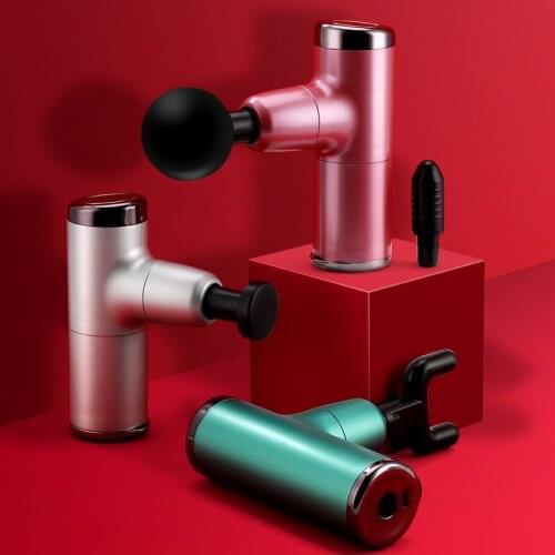 Electric Portable Mini Fascia Gun Deep Tissue Relaxation Fitness Head Neck Body Back Massager Muscle Relaxant Massage Instrument