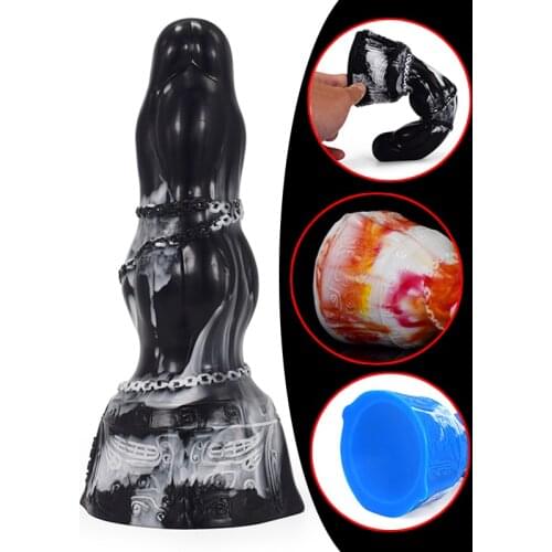 New Huge Dildo Realistic Silicone Dildo Sex Toys with Strong Suction Cup for Female Masturbator Adult Toys for Women Big Dick 18
