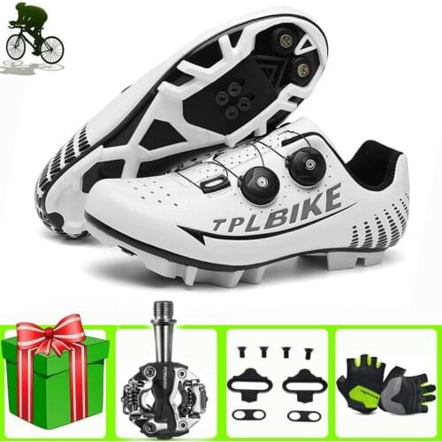 Unisex Cycling Shoes Men Sapatilha Ciclismo Mtb Mountain Bike Ultralight Bicycle Sneakers Self-Locking Athletic Racing Shoes