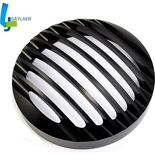 Motorcycle CNC Aluminum black Headlight Grill Cover for Harley Sportster XL 883 1200 2004-2015 headlamp