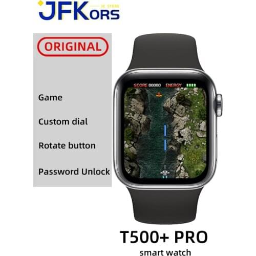 SmartWatch 2021 T500+Pro custom dial Bluetooth call Game watches for men PK iwo 12 13 Series 6 w26 w66 hw12 22 16 DT100
