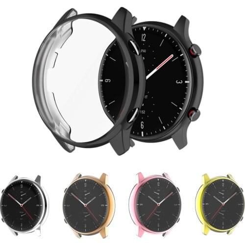 Soft TPU Full Protector Case Cover For Amazfit GTR 2 Watch Edge Frame Shell Protect Bumper For Xiaomi Huami Amazfit GTR2