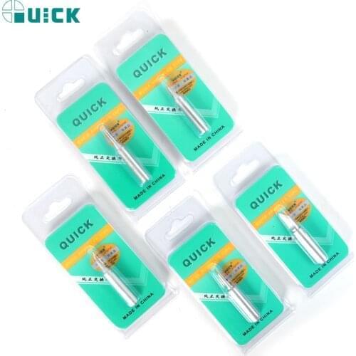 QUICK 936 Silver Soldering Iron Tip Set Desoldering Pump Rework Soldering Station Head Tool Kit Repair Welding Tools USB