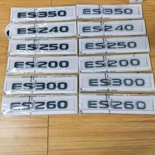 ES200 ES240 ES250 ES260 ES300 ES350 Emblem Label Sticker Rear Sticker For Lexus Trunk Sticker Lexus Accessories ABS