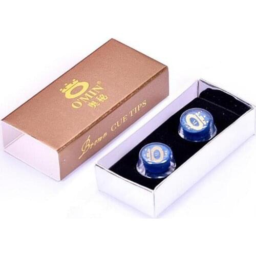 O'MIN Snooker Cue Tip Billiard Tip Professional Tip Billiard Accessories for Champion Billiard Player New Snooker Train Tip