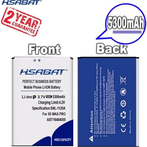 HSABAT BAT16484000 5200mAh Battery for DOOGEE X5 MAX Pro & DOOGEE X5 MAX free shipping within tracking number