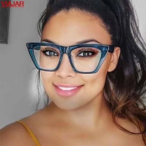 2021 Glasses Cat Eye Women Men Computer Eyeglasses Optical Eye Glasses Frame Blue Light Blocking Gafas Lunette Gaming Oculos